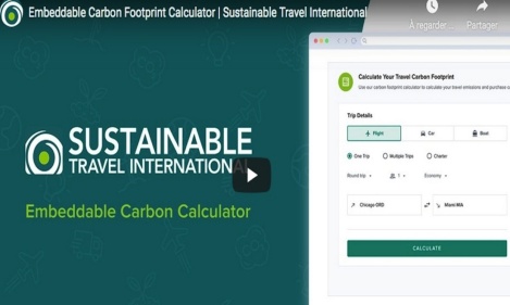 Embedded Carbon Footprint Calculator - Sustainable Travel International