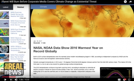 Planet Will Burn Before Corporate Media Covers Climate Change as Existential Threat